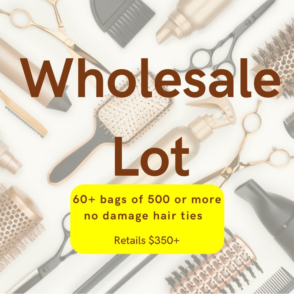 Wholesale Lot of 60 Hair Ties Bags (500 PCS Or More)- Ideal for Resellers